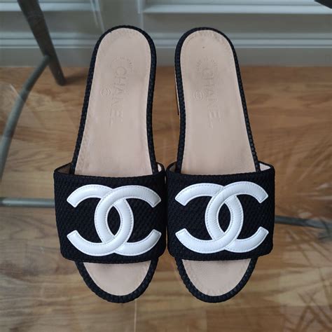 chanel wooden sandals|chanel sandals official website.